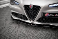 Maxton Design Front Ansatz V.1 schwarz Hochglanz - Alfa Romeo Giulia Sport