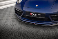 Maxton Design Front Ansatz V.2 schwarz Hochglanz - Porsche 911 Carrera Aero 992