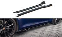 Maxton Design side skirts approach V.2 black gloss - Porsche 911 Carrera Aero 992