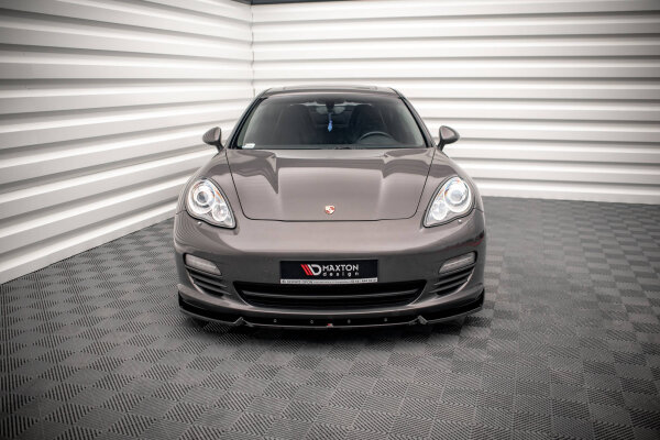 Maxton Design Front approach V.2 black gloss - Porsche Panamera / Panamera Diesel 970