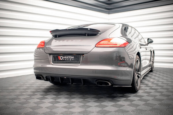 Maxton Design Diffusor schwarz Hochglanz - Porsche Panamera / Panamera Diesel 970