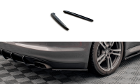 Maxton Design Rear approach flaps diffuser black gloss - Porsche Panamera / Panamera Diesel 970