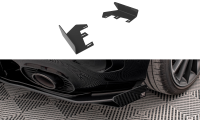 Maxton Design Hintere Seiten Flaps schwarz Hochglanz - Mercedes A35 AMG Hatchback Aero Pack W177