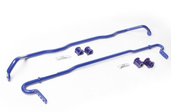 SuperPro Sway Bar Kit 24mm front 20mm rear adjustable - 09-14 Subaru Impreza GR/GH/GP WRX