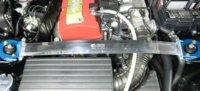 Cusco Front Upper Strut Bar 2-Point Type OS - 99-09 Honda S2000 AP1/AP2