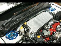 Cusco Domstrebe vorn oben 2-Punkt Type OS (Type-1) - 09-13 Subaru Forester SH9 / 08-14 Subaru Impreza GH/GR/GV