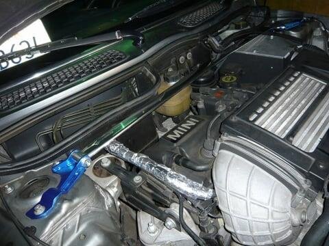 Cusco Front Upper Strut Bar 2-Point Type OS - 07-13 Mini Cooper S R53