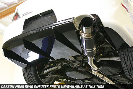 APR Performance Rear Diffuser Carbon - 03-07 Mitsubishi Lancer Evo VIII / IX  (Fits USDM Rear Bumper Only)