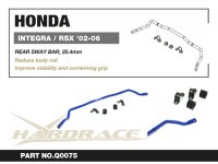 Hardrace Rear Sway Bar 25.4 mm - 01-06 Honda Civic /...