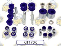 SuperPro Front+Rear Buchings Kit with caster adjustment - 05-12 Ford Focus RS/ST / 00-14 Mazda 3 BK/BL