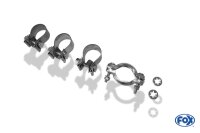 FOX Final Silencer across exit incl. flex piece 1x70 Typ 24 - Smart Fortwo 453