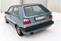 FOX Endschalldämpfer - 2x55 Typ 14 - VW Golf II 19E