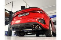 FOX Half system from OPF with exhaust flaps on the 2x100 Typ 25 - Audi S3 GY Limousine
