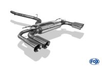 FOX Half system from OPF with exhaust flaps on the 2x100 Typ 25 - Audi S3 GY Limousine