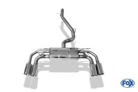 FOX Half system from OPF with exhaust flaps on the 2x100 Typ 25 - Audi S3 GY Limousine