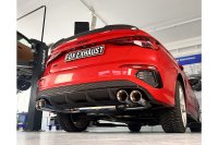 FOX Half system from OPF with exhaust flaps on the right/left - 2x100 Typ 25 - Audi S3 GY Limousine