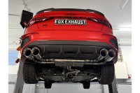 FOX Half system from OPF with exhaust flaps on the right/left - 2x114 Typ 25 - Audi S3 GY Limousine