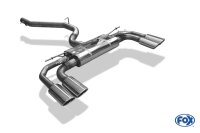 FOX Half system from OPF with exhaust flaps on the 2x106x71 Typ 44 - Audi S3 GY Limousine