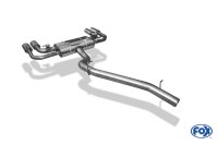 FOX Half system from OPF with exhaust flaps on the 2x106x71 Typ 44 - Audi S3 GY Limousine
