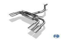 FOX Half system from OPF with exhaust flaps on the 2x106x71 Typ 44 - Audi S3 GY Limousine