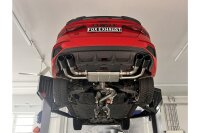 FOX Halbanlage ab OPF mit Abgasklappen Endrohre schwarz...