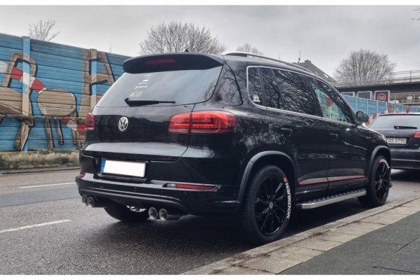 FOX Endschalldämpfer Ausgang rechts/links - 2x90 Typ 25 - VW Tiguan 5N 4-Motion