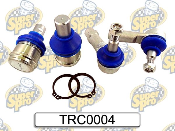 SuperPro Front Roll Control Tie Rod Ends and Ball Joints with Roll Center Adjustment - 07-23 Mitsubishi Lancer Evo X