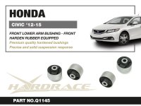 Hardrace Front Lower Arm Bushings (Front Side) (Harden Rubber) - 12-16 Honda Civic FB/FG (w/o Si)