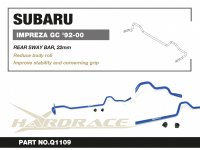 Hardrace Rear Sway Bar 22 mm - 92-00 Subaru Impreza GC/GF/GM