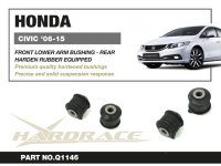 Hardrace Front Lower Arm Bushings (Rear Side) (Harden Rubber) - 06-16 Honda Civic FB/FD/FG