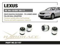 Hardrace Rear Knuckle Bushings (Pillow Ball) - 06-11 Lexus GS GRS19 / 06-13 Lexus IS XE20