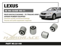 Hardrace Rear Knuckle connect to Trailing Arm Bushings (Harden Rubber) - 06-11 Lexus GS GRS19 / 06-13 Lexus IS XE20