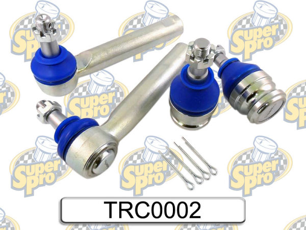 SuperPro Front RC Tie Rod Ends and Ball Joints - 08-23 Subaru Forester SH/SJ / 11+ Subaru Impreza / 08-15 Subaru Legacy / 15-23 Subaru Levorg