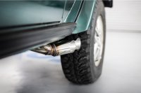 FOX Complete Exhaust System Manifold Pipe / Front Silencer / Final Silencer 2x63 type 14 - Mercedes G-Class 463 300 GD (short wheelbase / without running board)