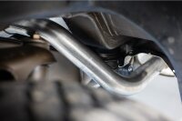 FOX Complete Exhaust System Manifold Pipe / Front Silencer / Final Silencer 2x63 type 14 - Mercedes G-Class 463 300 GD (short wheelbase / without running board)