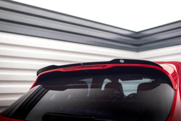 Maxton Design Attachment Rear Spoiler Cap gloss black - 18-21 Porsche Macan MK1 Facelift