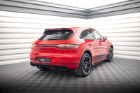 Maxton Design Attachment Rear Spoiler Cap gloss black - 18-21 Porsche Macan MK1 Facelift