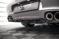 Maxton Design Middle diffuser rear extension DTM Look gloss black - Porsche 911 Carrera / Carrera GTS 997 Facelift