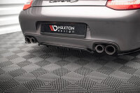 Maxton Design Mittlerer Diffusor Heckansatz DTM Look schwarz Hochglanz - Porsche 911 Carrera / Carrera GTS 997 Facelift