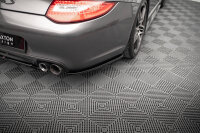 Maxton Design Heckansatz Flaps Diffusor schwarz Hochglanz - Porsche 911 Carrera / Carrera GTS 997 Facelift