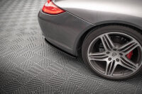 Maxton Design Rear extension Flaps Diffusor gloss black - Porsche 911 Carrera / Carrera GTS 997 Facelift