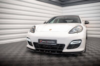 Maxton Design Front extension V.1 gloss black - Porsche Panamera Turbo Sport Design Package 970