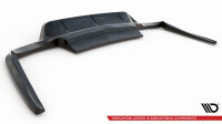 Maxton Design Middle diffuser rear extension DTM Look gloss black - Porsche Panamera Turbo 970