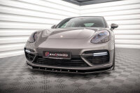 Maxton Design Front extension V.1 gloss black - Porsche Panamera E-Hybrid 971