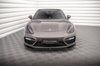 Maxton Design Front extension V.2 gloss black - Porsche Panamera E-Hybrid 971