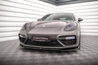 Maxton Design Front extension V.2 gloss black - Porsche Panamera E-Hybrid 971