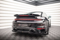 Maxton Design Attachment Rear Spoiler Cap gloss black - Porsche 911 Turbo S 992