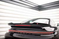 Maxton Design Attachment Rear Spoiler Cap gloss black - Porsche 911 Turbo S 992