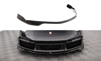 Maxton Design Front extension gloss black - Porsche 911 Turbo S 992