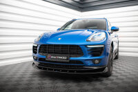 Maxton Design Front extension V.1 gloss black - Porsche Macan MK1